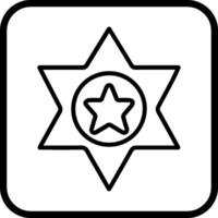 Sheriff Vector Icon