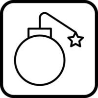 Exploding Cannon Ball Vector Icon