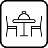 Dinner Table II Vector Icon