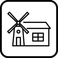 Windmill Vector Icon