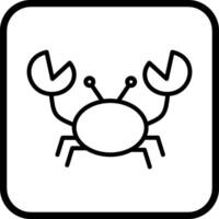 Crab Vector Icon