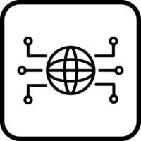 icono de vector de internet