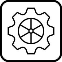 icono de vector de rueda