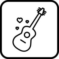 icono de vector de guitarra