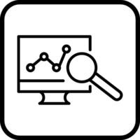 icono de vector de monitoreo