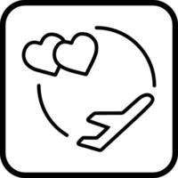 Honeymoon Vector Icon