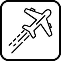 icono de vector de avión