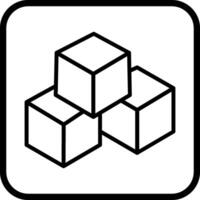 Block Vector Icon