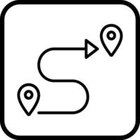 Route Vector Icon