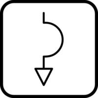 Arrow down Vector Icon