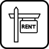 Rent Vector Icon