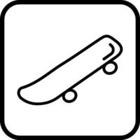 icono de vector de patineta