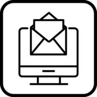 icono de vector de correo