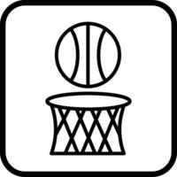 icono de vector de baloncesto