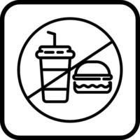 No Food Vector Icon