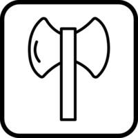 Wood Axe Vector Icon