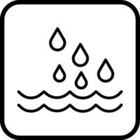 icono de vector de gota de agua