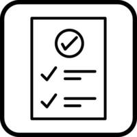 Check Up List Vector Icon