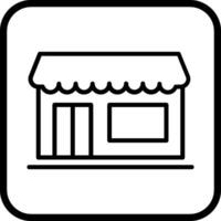 icono de vector de tienda