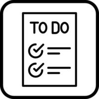 Today to Done Checklist Vector Icon