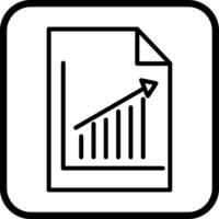 Report Graph Vector Icon