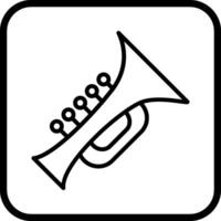 icono de vector de tuba