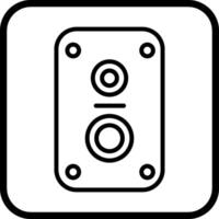 icono de vector de altavoz