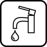 Water Tap Vector Icon