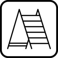 icono de vector de escalera