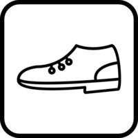 icono de vector de zapatos casuales