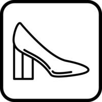 icono de vector de tacones