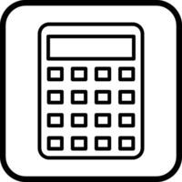 icono de vector de calculadora