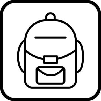Backpack Vector Icon