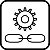 enlace mejoramiento vector icono