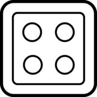 Dice Vector Icon