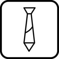 icono de vector de corbata