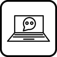 Online Conversation Vector Icon