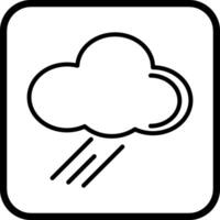 icono de vector de lluvia