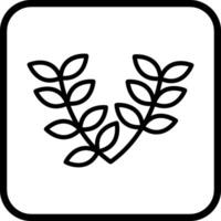 Leaves Wreath Vector Icon