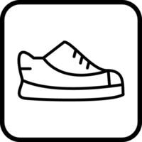 icono de vector de zapato