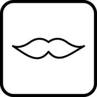 Bigote yo vector icono