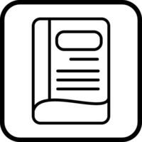 Notebook Vector Icon