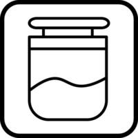 Jar on Display Vector Icon