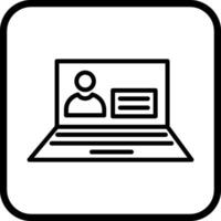 Online Study Vector Icon