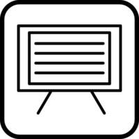 Classroom Board Vector Icon