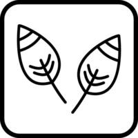 icono de vector de hojas