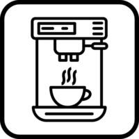 café máquina yo vector icono