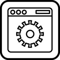 Website Settings Vector Icon