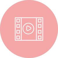 Video Play Vector Icon