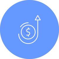 Money Growth Vector Icon